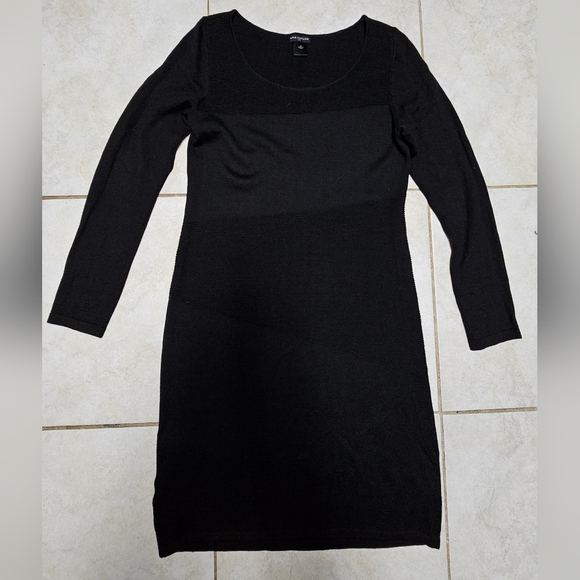 Ann Taylor sweater dress black medium - Picture 1 of 4